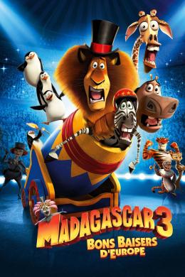 Affiche du film Madagascar 3 : Bons baisers d'Europe