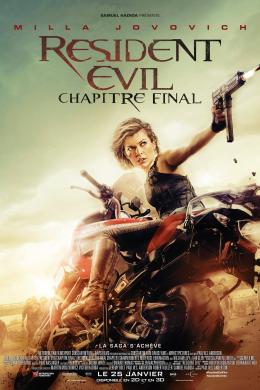 Affiche du film Resident Evil : Chapitre Final