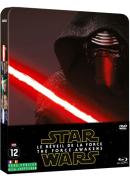 Star Wars: VII : Le Réveil de la Force DVD Blu-ray + Blu-ray Bonus - Steelbook