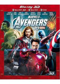 Avengers Blu-Ray 3D + Blu-Ray 2D + DVD