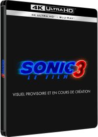 Sonic 3, le film 4K Ultra HD + Blu-ray - Boîtier SteelBook limité