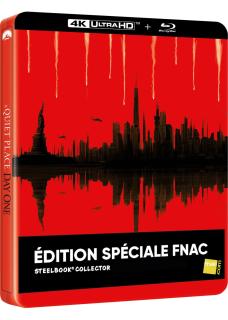 Sans un bruit : Jour 1 Édition Limitée Spéciale FNAC SteelBook 4K Ultra HD + Blu-ray