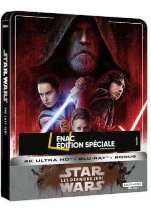 Star Wars: Episode VIII : Les Derniers Jedi Édition Spéciale Fnac - Boîtier SteelBook - Blu-ray + Blu-ray bonus + Digital