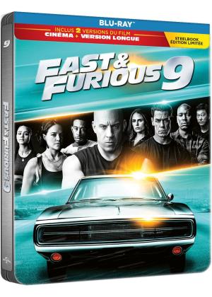 Fast & Furious 9 Blu-ray Édition limitée boîtier SteelBook - Film en version cinéma et version longue