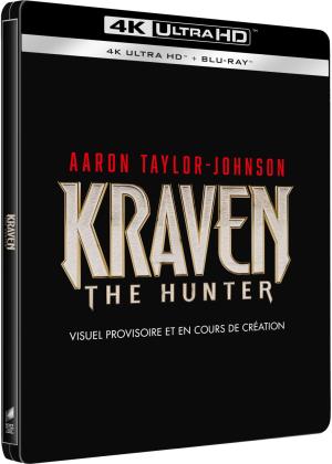 Kraven the Hunter 4K Ultra HD + Blu-ray - Boîtier SteelBook limité