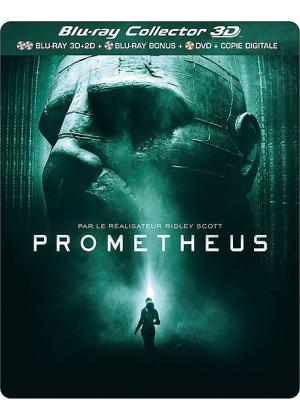 Prometheus Combo Blu-ray 3D + 2D + DVD - Édition Collector boîtier SteelBook