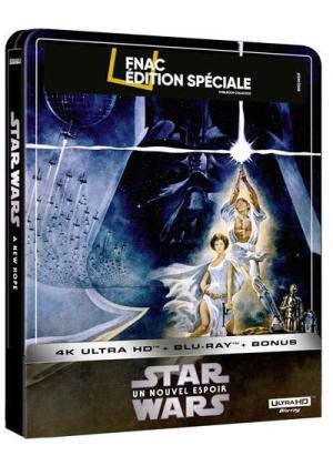 Star Wars Episode IV: Un Nouvel Espoir / La guerre des étoiles Edition spéciale Fnac - Boîtier SteelBook collector + Blu-ray + Blu-ray bonus exclusif