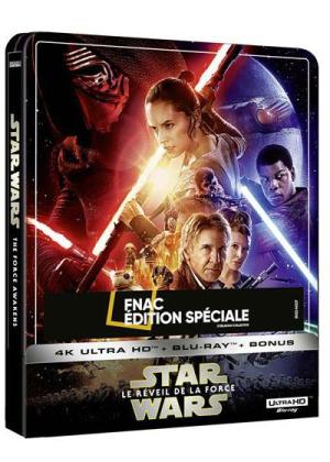 Star Wars: VII : Le Réveil de la Force 4K Ultra HD + Blu-ray + Blu-ray Bonus - Edition spéciale FNAC - Steelbook